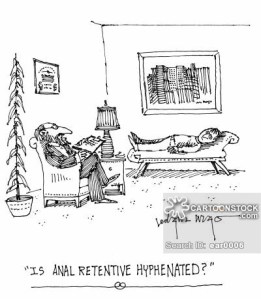 'Is anal retentive hyphenated?'