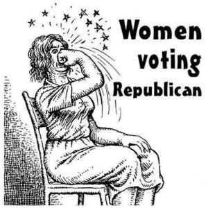 woman voting repblican